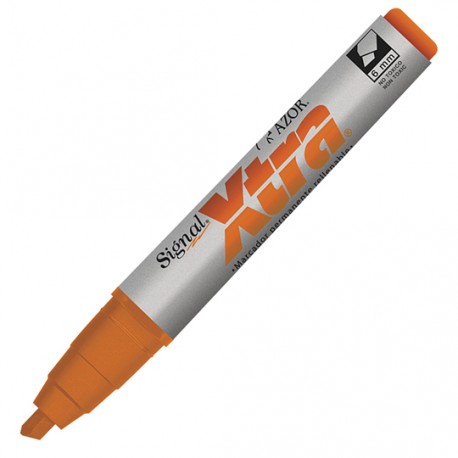 MARCADOR PERMANENTE AZOR SIGNAL XTRA 40006 COLOR NARANJA 1 PIEZA