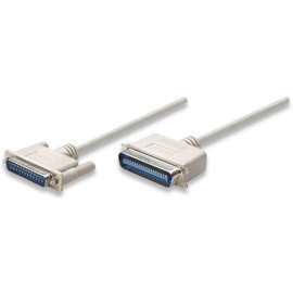 CABLE CABLE PARA IMPRESORA A MACHO A B MACHO MANHATTAN COLOR BLANCO DE 1.8 METROS 303033