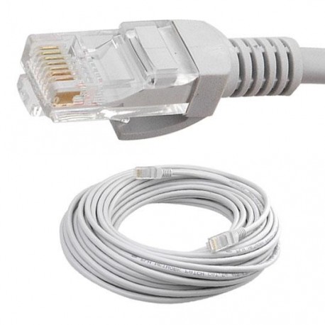 CABLE PATCH UTP CATEGORIA 5E RJ45 A RJ45 INTELLINET COLOR GRIS DE 7.6 METROS 319867