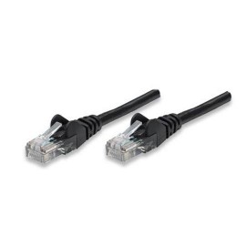 CABLE PATCH UTP CATEGORIA 5E RJ45 A RJ45 INTELLINET COLOR NEGRO DE 2 METROS 320757