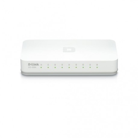 SWITCH NO ADMINISTRABLE D-LINK DES-1008A 8 PUERTOS