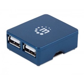 HUB MANHATTAN CON 4 PUERTOS USB 2.0 EN FORMA DE CUADRO 160605