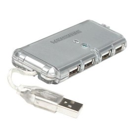 Hub usb 2.0 4 puertos negro mini