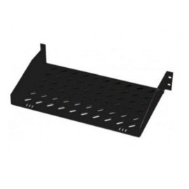 Charola Rack 1U, 40cm 50kg Ventilada