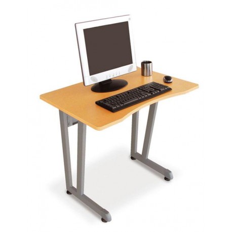 ESCRITORIO BASICO LINEA ITALIA 186 DE MELAMINA COLOR MAPLE