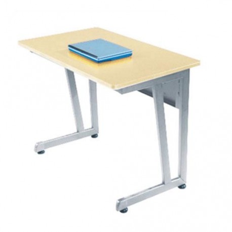 ESCRITORIO BASICO LINEA ITALIA 123S DE MELAMINA COLOR MAPLE