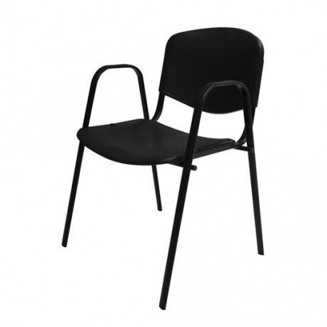 SILLA TIPO VISITA OFIK 4185 COLOR NEGRO