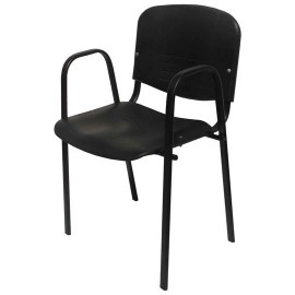 SILLA TIPO VISITA EDAR VN013 COLOR NEGRO