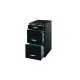 ARCHIVERO VERTICAL DE 3 GAVETAS HIRSH 17056 COLOR NEGRO