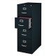 ARCHIVERO VERTICAL DE 4 GAVETAS HIRSH 14532 COLOR NEGRO