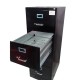 ARCHIVERO VERTICAL DE 4 GAVETAS HIRSH 14532 COLOR NEGRO