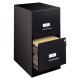 ARCHIVERO VERTICAL DE 2 GAVETAS HIRSH 13679 COLOR NEGRO