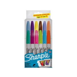 MARCADOR PERMANENTE BEROL SHARPIE 1933871 COLOR SURTIDO 12 PIEZAS