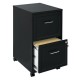 ARCHIVERO VERTICAL DE 2 GAVETAS HIRSH 16251 COLOR NEGRO