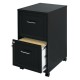 ARCHIVERO VERTICAL DE 2 GAVETAS HIRSH 16251 COLOR NEGRO