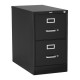 ARCHIVERO VERTICAL DE 2 GAVETAS HIRSH 14526 COLOR NEGRO