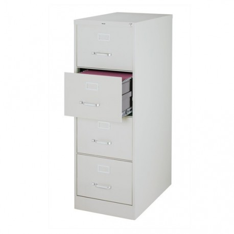 ARCHIVERO VERTICAL DE 4 GAVETAS HIRSH 14533 COLOR GRIS