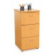 ARCHIVERO VERTICAL DE 3 GAVETAS LINEA ITALIA 106XL COLOR MAPLE