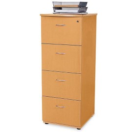 ARCHIVERO VERTICAL DE 4 GAVETAS LINEA ITALIA 304 COLOR MAPLE