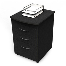 ARCHIVERO VERTICAL DE 3 GAVETAS LINEA ITALIA 305 COLOR GRAFITO