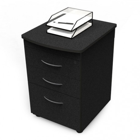 ARCHIVERO VERTICAL DE 3 GAVETAS LINEA ITALIA 305 COLOR GRAFITO