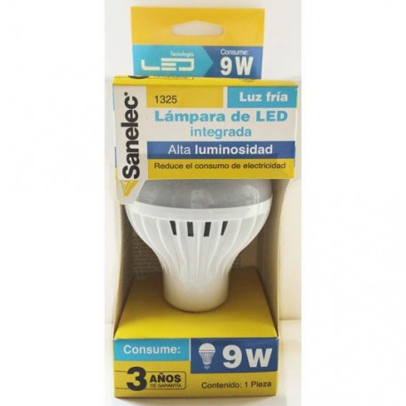 FOCO SANTUL TIPO LED DE PLASTICO 6 WATTS A19