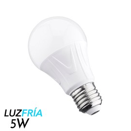 FOCO STEREN TIPO LED DE PLASTICO 5 WATTS LUZ FRIA 1 PZA