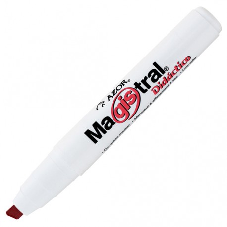 MARCADOR PARA PIZARRON AZOR MAGISTRAL DIDACTICO 8350RO COLOR ROJO 1 PIEZA