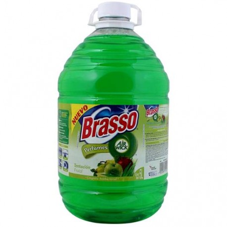 LIMPIADOR MULTIUSOS BRASSO MANZANA VERDE 5 L