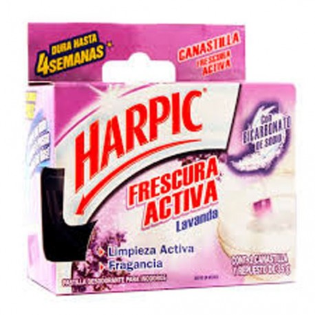 PASTILLA DESODORANTE CANASTILLA HARPIC 35 GR AROMA LAVANDA