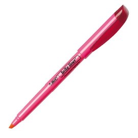 MARCATEXTOS RESALTADOR BIC BRITE LINER BLR12RO COLOR ROSA 1 PIEZA