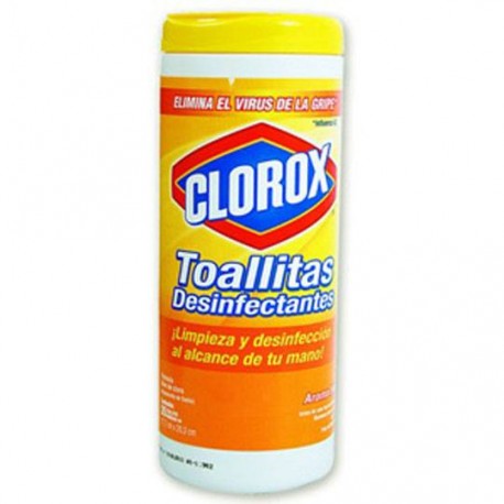 TOALLAS ANTIBACTERIALES CLOROX 35 TOALLAS AROMA LIMON