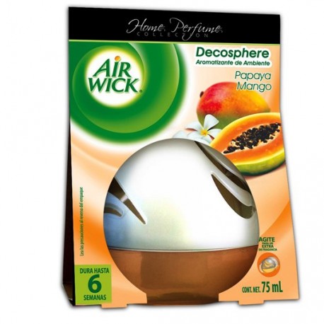 AROMATIZANTE DECOSPHERE AIR WICK PAPAYA MANGO 75 ML