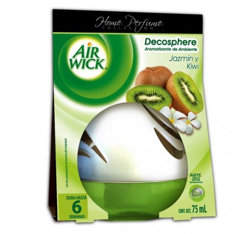 AROMATIZANTE DECOSPHERE AIR WICK JAZMÍN KIWI 75 ML