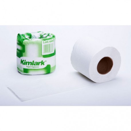 PAPEL HIGIENICO TRADICIONAL KIMLARK 90450 DE 250 HOJAS DOBLES DE 10.4 X 9 CM COLCHON DE 96 PIEZAS