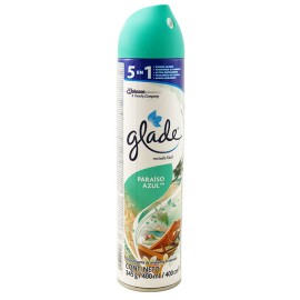 Glade aerosol paraiso azul 400 ml