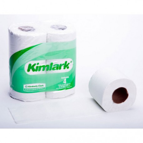 PAPEL HIGIENICO TRADICIONAL KIMLARK 90451 DE 195 HOJAS DOBLES DE 9 X 8.8 CM COLCHON DE 96 PIEZAS