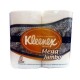 PAPEL HIGIENICO TRADICIONAL KLEENEX 90433 DE 400 HOJAS DOBLES DE 9.8 X 8.8 CM COLCHON C/20 PAQUETES DE 4 ROLLOS