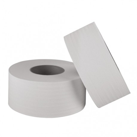 PAPEL HIGIENICO BOBINA TORK JR HOJA DOBLE DE 200 M X 9 CM 6 PZAS