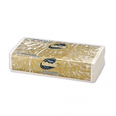 TOALLA INTERDOBLADA KLEENEX 92230 DE 100 HOJAS SENCILLAS 20 PAQUETES