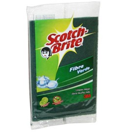 FIBRA VERDE SCOTCH-BRITE GIGANTE AROMA LIMÓN DE USO DOMESTICO 1 PZA