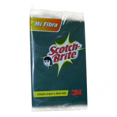 FIBRA VERDE SCOTCH-BRITE GIGANTE DE USO DOMESTICO 1 PZA