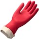 GUANTES DE LATEX VITEX DEL NUMERO 7 1/2 USO MULTIUSOS COLOR ROJO 1 PZA