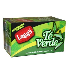 TE VERDE LAGG´S NUMERO DE SOBRES POR CAJA 25