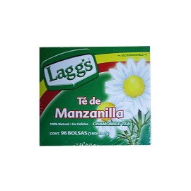 TE DE MANZANILLA LAGG´S NUMERO DE SOBRES POR CAJA 96