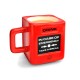 TAZA JUST MUSTARD EN FORMA DE ALARMA DE EMERGENCIA DE 16 OZ