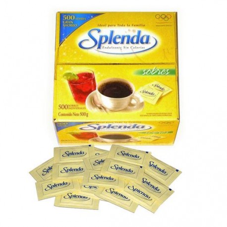 ENDULZANTE SPLENDA CAJA CON 500 SOBRES