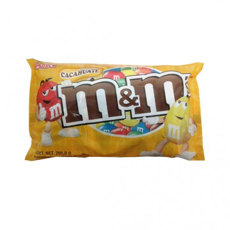 PAQUETE CHOCOLATE MMS CON CACAHUATE 6 PZAS DE 49.3GR C/U