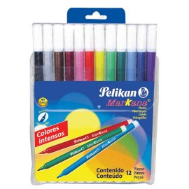 PLUMIN SURTIDO PELIKAN MARKANA TIPO DE PUNTA REDONDA 1 PIEZA