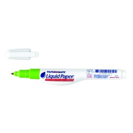 CORRECTOR TIPO PLUMA PAPER MATE LIQUID PAPER BASE AGUA CONTENIDO 7 ML 1 PIEZA